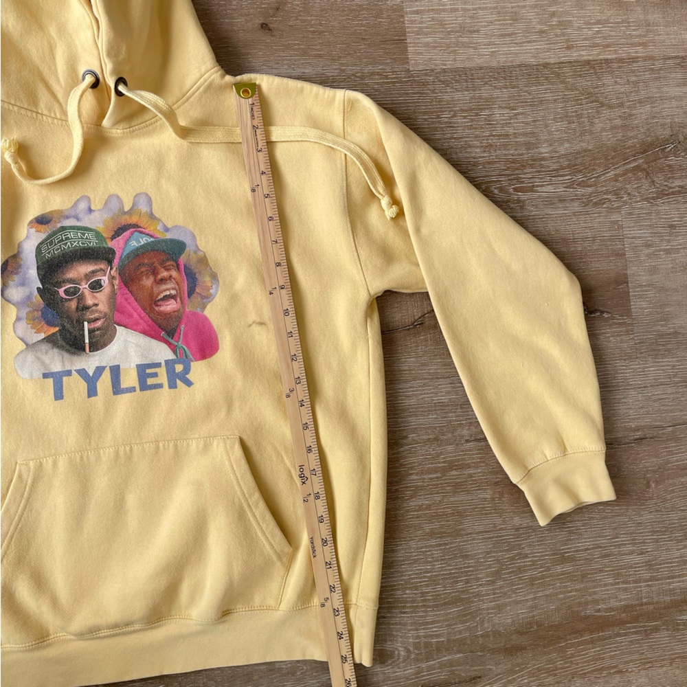 Tyler the Creator Yellow Graphic Hoodie size M - Picture 7 of 9